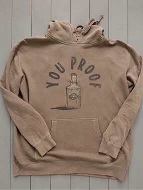 YOU PROOF Morgan Wallen official Graphic Hoodie - Men's Tan Pullover